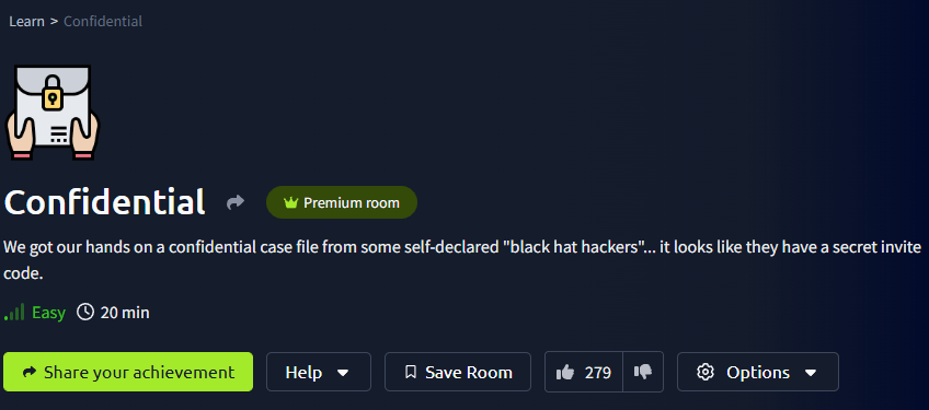 WriteUp - Confidential - TryHackme